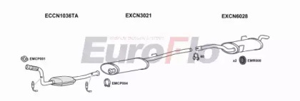 Система выпуска ОГ EuroFlo CNSYN20 6004C